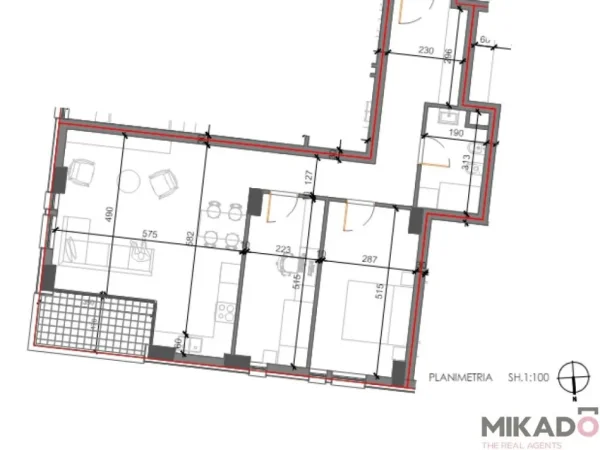 Tirane, shitet apartament 2+1 Kati 2, 109 m² 105.216 € 