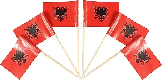 ALBANIA - Shiten flamuj Shqiptar - Simbol