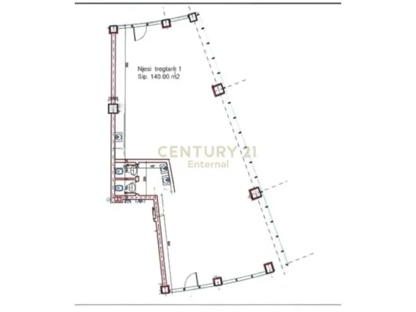 Tirane, shes ambjent biznesi Kati 0, 140 m² 900.000 € (Lake View,Liqeni i Tiranes)