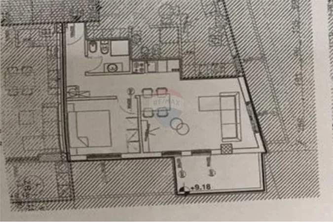 Tirane, shitet apartament 1+1 Kati 3, 75 m² 89.900 € (Rruga e Dibres - QSUT)