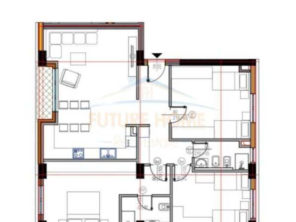 Tirane, shitet apartament 3+1+2 Kati 3, 146 m² 224.000 € (Rezidenca Kodra Diellit)