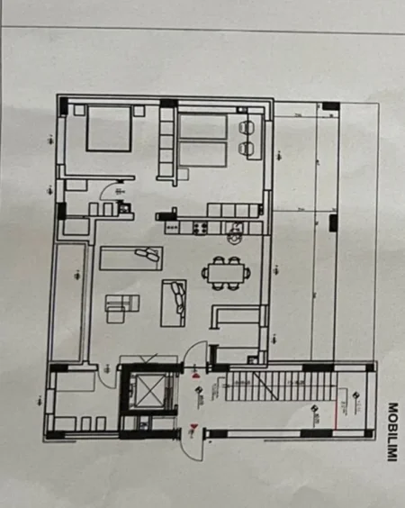 Tirane, shitet apartament 2+1+2 +Post Parkim , 118 m² ,2200 EURO/m2 (Rezidenca Altea)