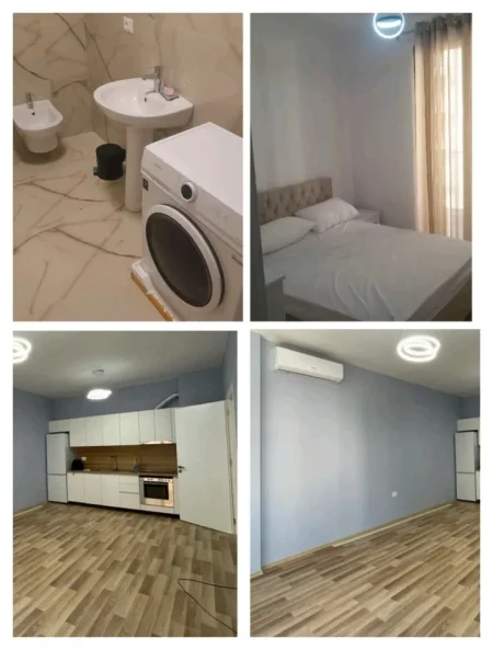 Tirane, jepet me qera apartament 1+1+Ballkon Kati 3, 65 m² 460 € (XHAMLLIK)