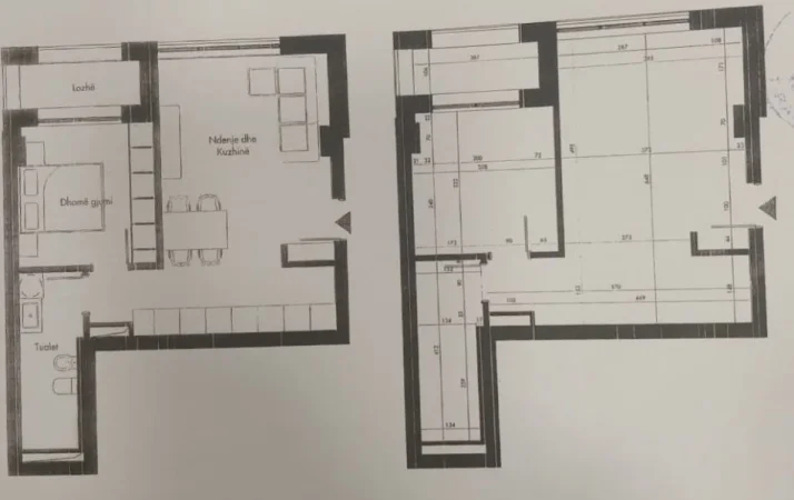 Tirane, shitet apartament 1+1 Kati 2, 76 m² 121.600 € (Ish restorant durrsit)
