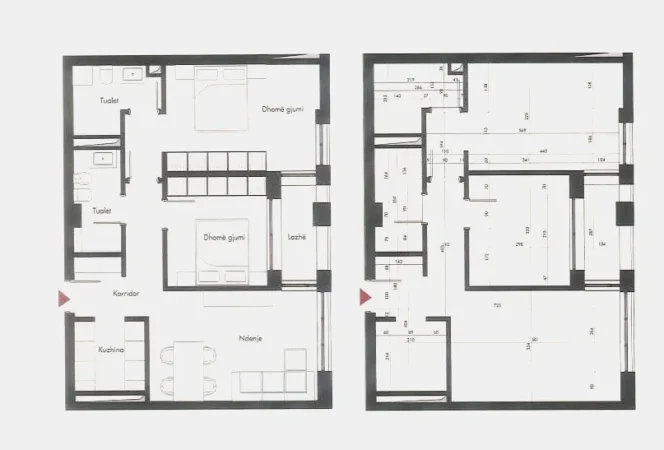 Tirane, shitet apartament 2+1 Kati 3, 100 m² 132.000 € (siri kodra)