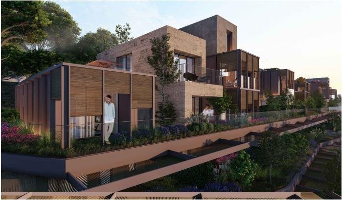 Dhermi - Palase, shitet apartament 2+1 Kati 1, 151 m² 410.000 € (Green Coast Palase)