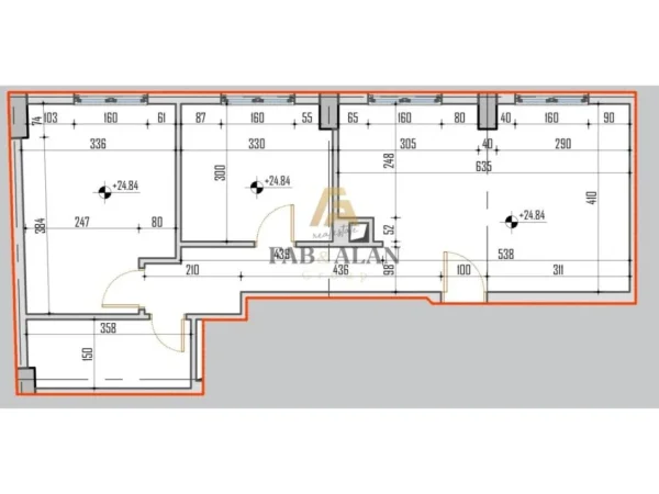 Tirane, shes apartament 2+1 Kati 7, 84 m² 120.000 € (rruga Ramiz Zakja)