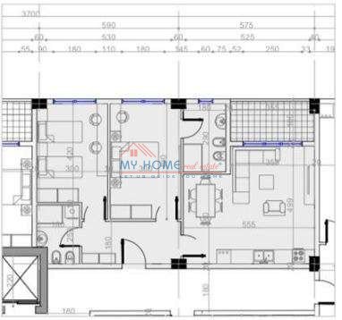 Tirane, shitet apartament 2+1+Ballkon Kati 6, 98 m² 107.600 € (Paskuqan)