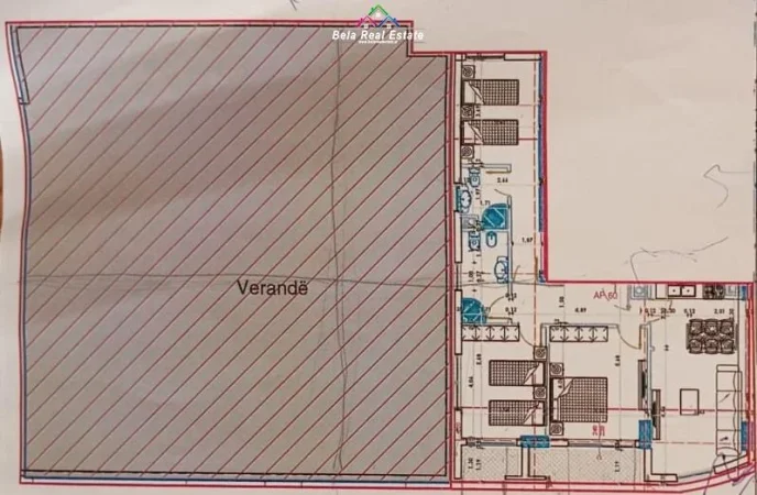 Tirane, shes apartament 3+1 Kati 8, 128 m² 346.000 € (yzberisht)