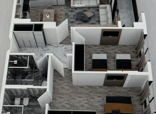 Tirane, shes apartament 2+1 Kati 1, 106 m² 175.000 € (stacioni i trenit)