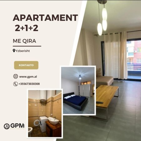 Tirane, jepet me qera apartament 2+1 Kati 3, 114 m² 450 € (Yzberisht)