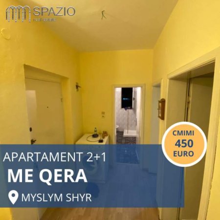 Tirane, jepet me qera apartament 2+1+BLK Kati 5, 80 m² 450 Euro (Rruga ''Myslym Shyri'')