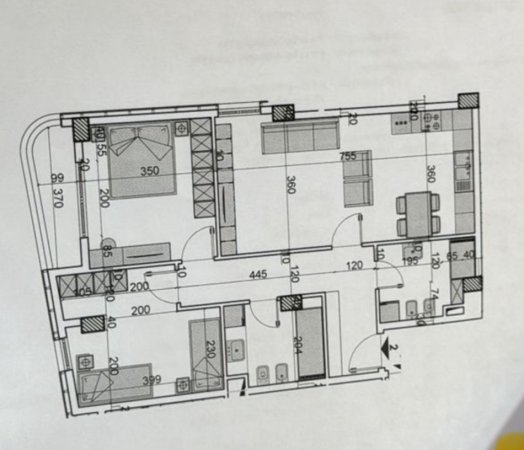 Tirane, shitet apartament 2+1 Kati 7, 107 m² 155.000 € (Unaza e Re)