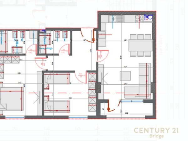Tirane, shes apartament 2+1+Aneks+Ballkon Kati 1, 106 m² 266.000 € (pazari i ri)