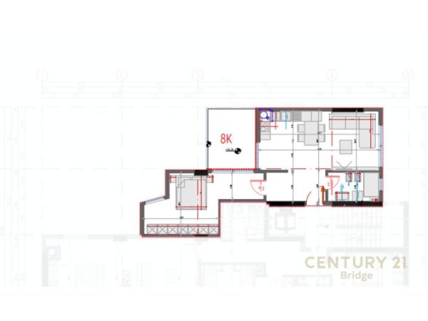Tirane, shes apartament 1+1+Aneks+Ballkon Kati 8, 83 m² 179.000 € (pazari i ri)