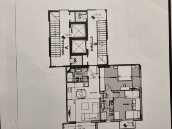 Tirane, shitet apartament 2+1 Kati 3, 83 m² 153.000 € (KODRA E DIELLIT)