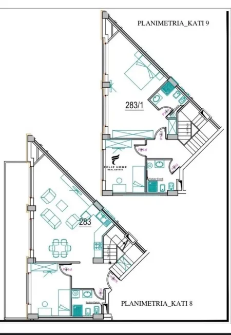 Tirane, shitet apartament 3+1 Kati 2, 172 m² 310.000 € (21 DHJETORI)