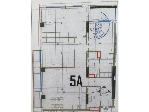 Tirane, shes apartament 3+1+2+Ballkon , 166 m² 697.000 € (Sheshi Skënderbej (Qendër))