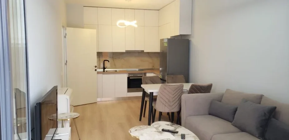 Tirane, jepet me qera apartament 1+1 Kati 7, 65 m² 500 € (Xhamllik)
