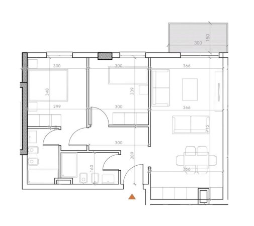 Shqiperi, shitet apartament 2+1+Ballkon Kati 1, 90 m² 200.000 € ( APARTAMENT 2+1 PER SHITJE TEK ROSE GARDEN)