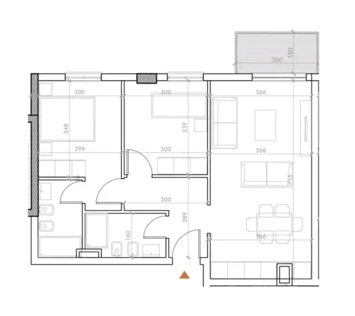 Shqiperi, shitet apartament 2+1+Ballkon Kati 1, 90 m² 200.000 € ( APARTAMENT 2+1 PER SHITJE TEK ROSE GARDEN)