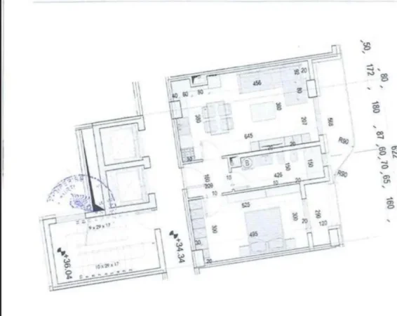 Tirane, shitet apartament 1+1, Kati 10, 79 m² 150.000 € (Bulevardi Gjergj Fishta, prane Square 21)