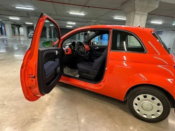 Tirane, shes makine FIAT 500 Benzin, e kuqe manuale Kondicioner 4.000 km