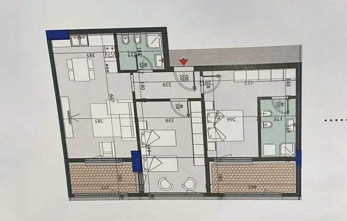 Colonade Residence, shitet Ap 2+1, 122 m² 1.550 €/m² 💥