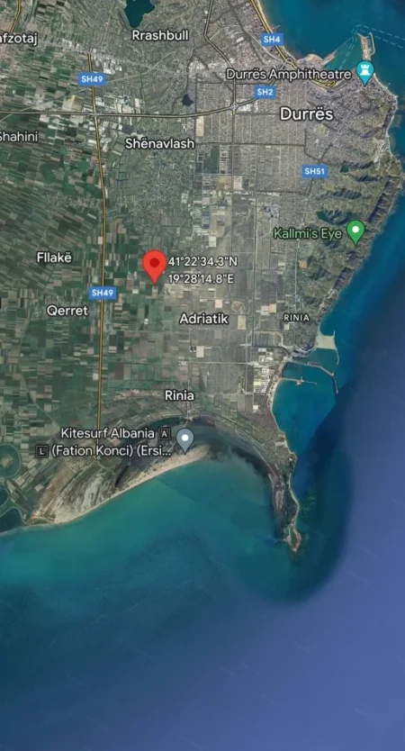 Durres, shes toke ne bregdet , 11.730 m² 528.000 € (PORTO ROMANO DURRES)