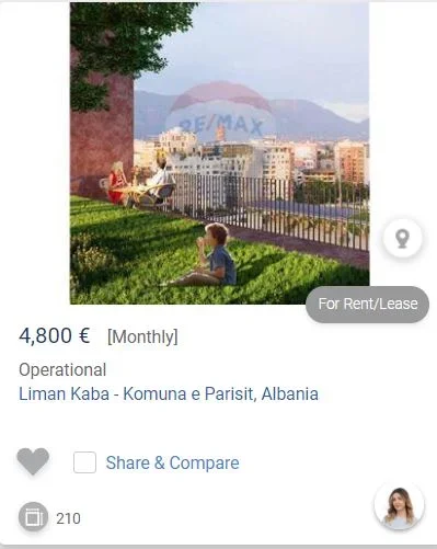 Tirane, jepet me qera dyqan Kati 0, 130 m² 4.800 € (PRANE RRUGES SE KOSOVAREVE PARKU OLIMPIK)