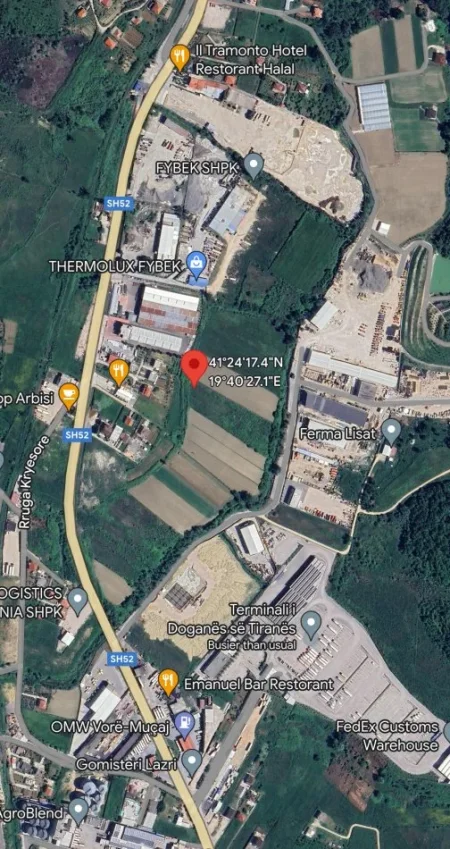 Tirane, shes toke , 8.900 m² (VORE)