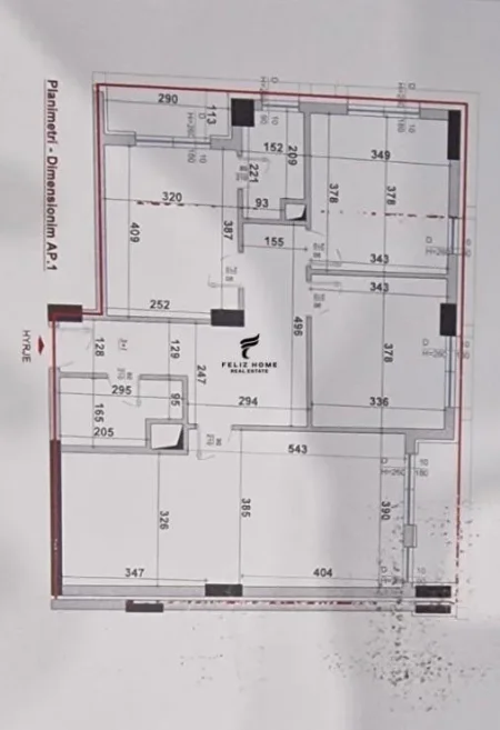 Tirane, shitet apartament 2+1+Ballkon Kati 4, 141 m² 226.000 € (BULEVARDI I RI)