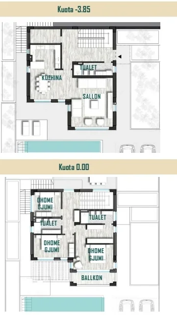 Dhermi - Palase, shes Vile 2 Katshe Kati 2, 220 m² (Palase)