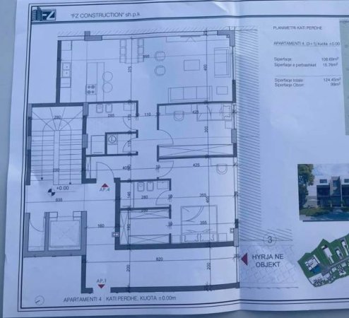 Tirane, shitet apartament 2+1+A+BLK Kati 1, 223 m² 385.000 Euro (UNAZA E MADHE)