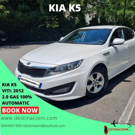 JEPET ME QERA Kia K 5 Viti 2012 Automat, 100% Gaz