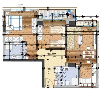 Tirane, shitet apartament 2+1 Kati 3, 103 m² 175.000 € (LAPRAKE)