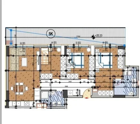 Tirane, shitet apartament 3+1 Kati 5, 191.000 m² 191.000 € (RRUGA DRITAN HOXHA)