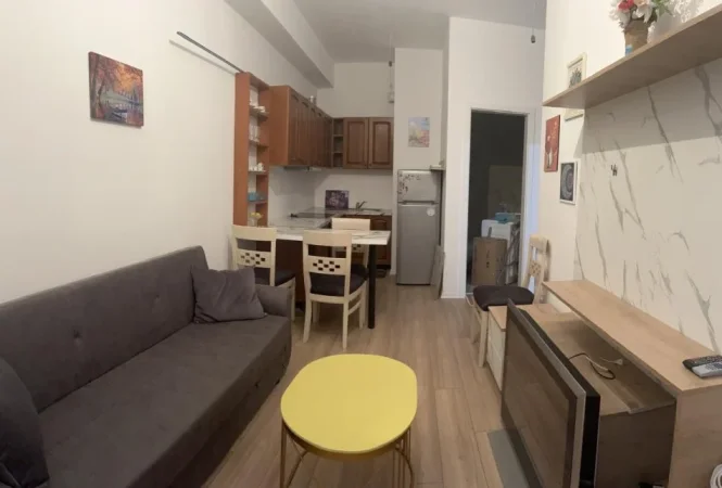 Tirane, jepet me qera apartament 1+1 Kati 7, 60 m² 350 € (Ali Demi)