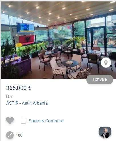 Tirane, shitet lokal Kati 0, 100 m² 365.000 € (ASTIR)