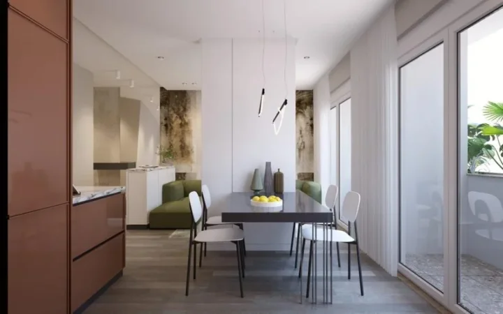 Tirane, jepet me qera apartament 2+1 Kati 2, 120 m² 450 € (Rruga 5 Maji - Tregu i Madh)