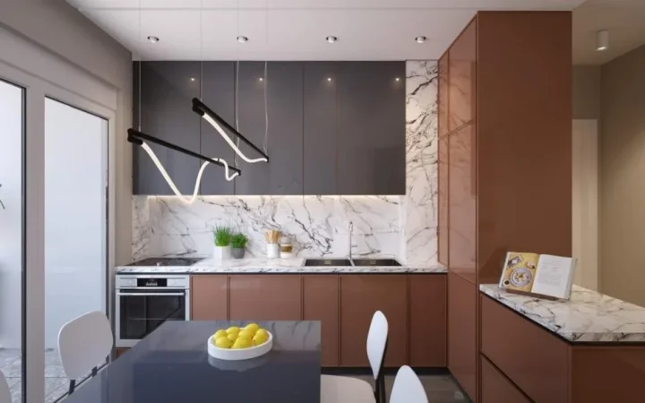 Tirane, jepet me qera apartament 2+1 Kati 2, 120 m² 450 € (Rruga 5 Maji - Tregu i Madh)