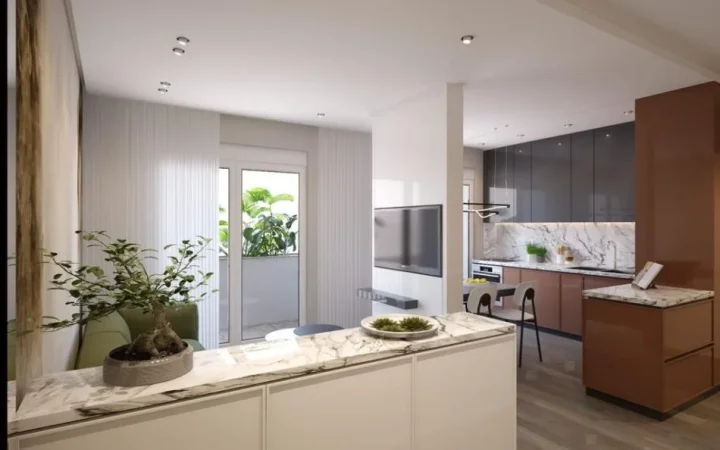 Tirane, jepet me qera apartament 2+1 Kati 2, 120 m² 450 € (Rruga 5 Maji - Tregu i Madh)