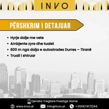 Tirane, shitet magazine , 1.065 m² 1.300.000 € (Vore)