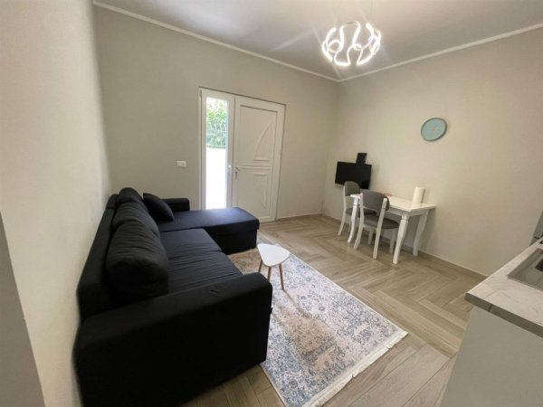 Tirane, jepet me qera apartament 1+1 Kati 1, 58 m² 400 € (KINOSTUDIO)