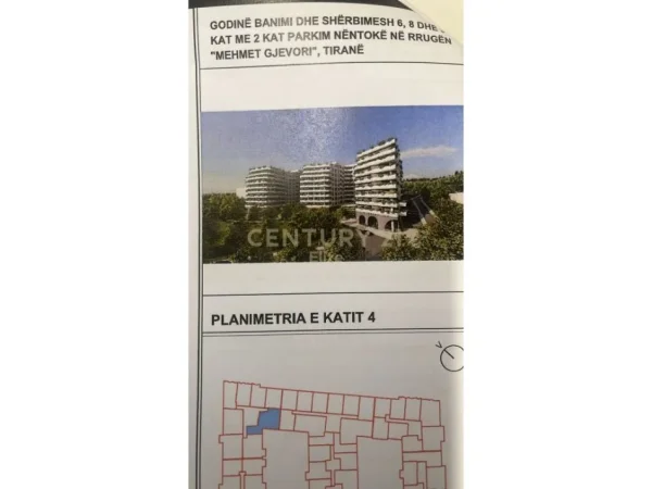 Tirane, shes apartament 2+1+Aneks+Ballkon Kati 4, 110 m² 126.000 € (PASKUQAN)