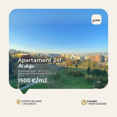 Tirane, shes apartament 2+1+Ballkon Kati 2, 205 m² (Liqeni Tiranes)