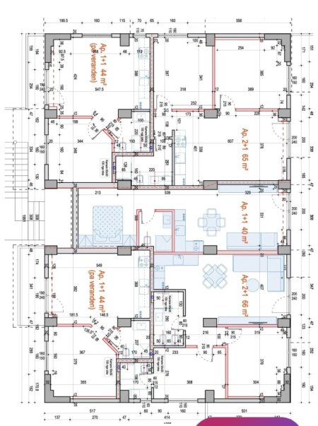Golem, 5 Apartamente me tipologji te ndryshme per shitje 1500 Euro m2