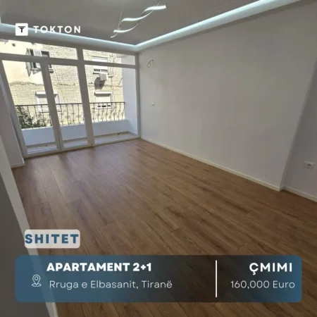 Tirane, shitet apartament 2+1 Kati 3, 72 m² 160.000 € (RRUGA E ELBASANIT , TIRANE)