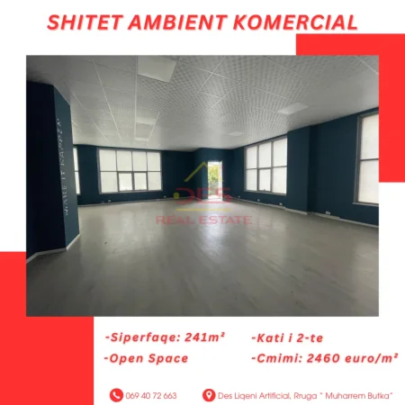 📌 Shitet ambient komercial, prane QSUT, Tirane