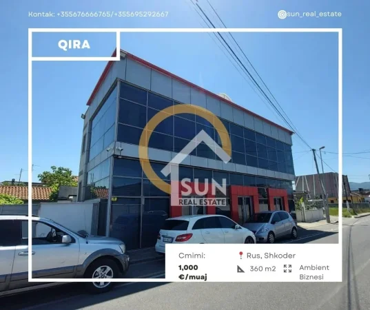Shkoder, jepet me qera ambjent biznesi Kati 0, 360 m² 1.000 € (RUS, SHKODER)